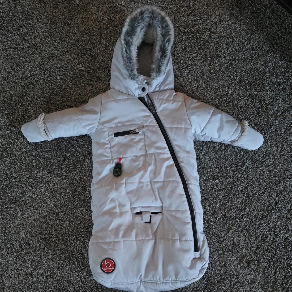 Banana Republic Kids Gray Puffer Jacket